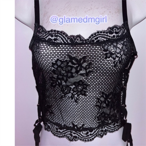 Dolls Kill Tops - New Current Moon lace top